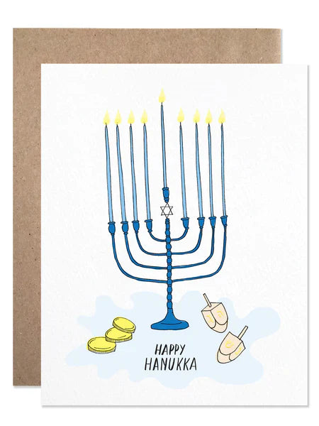 Happy Hanukkah Greeting Card