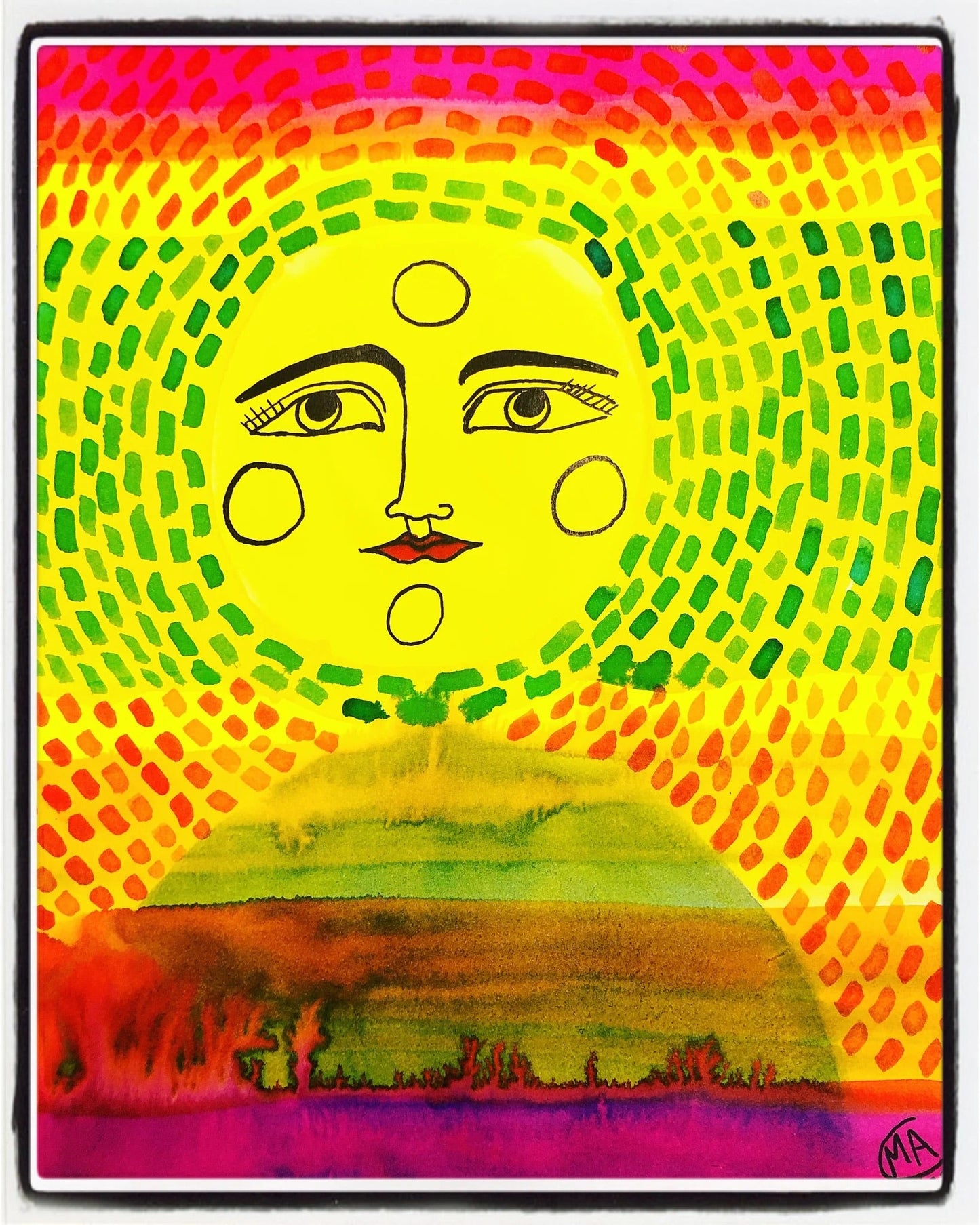 Sun Painting Prints 5x7