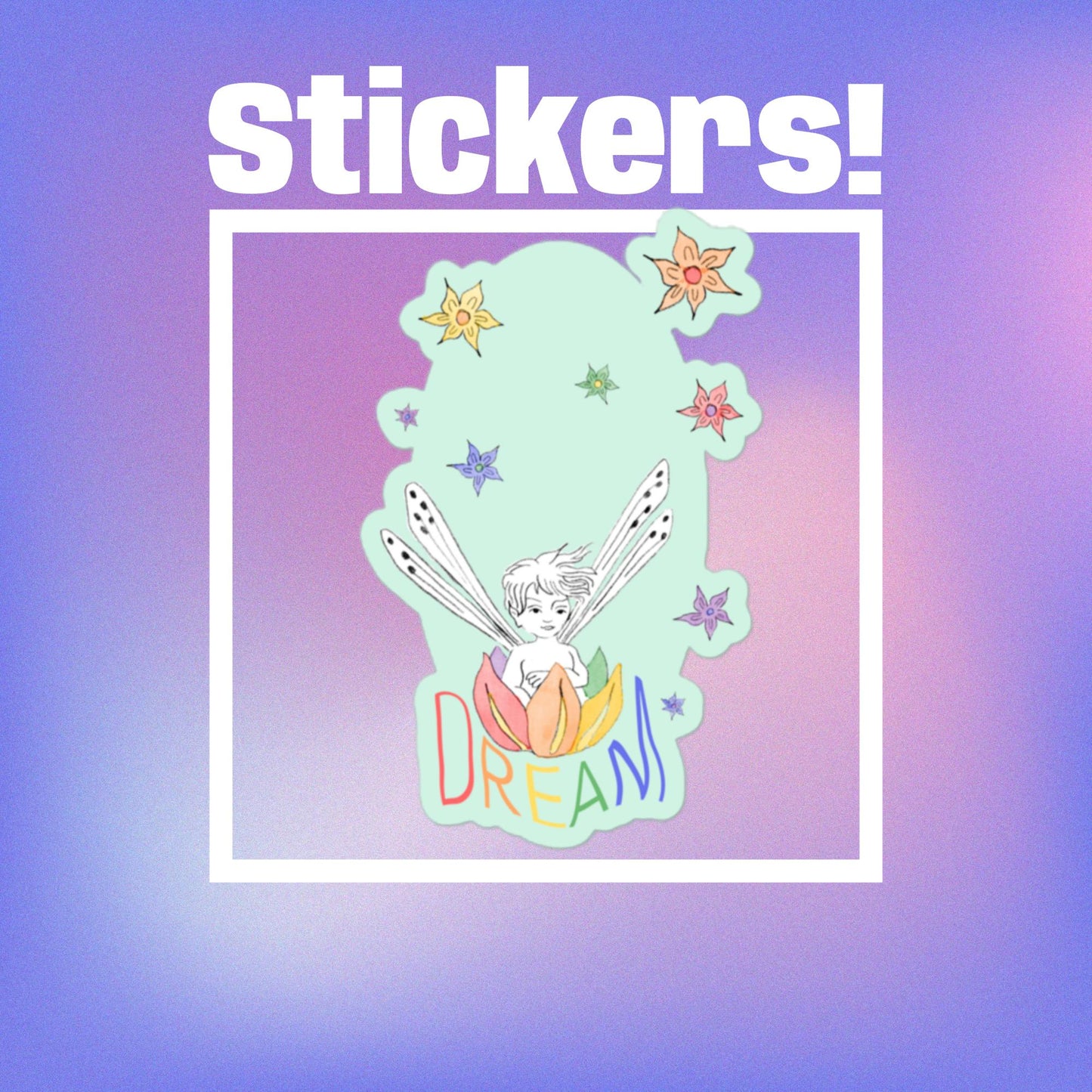 Dream Fairy Boat Sticker