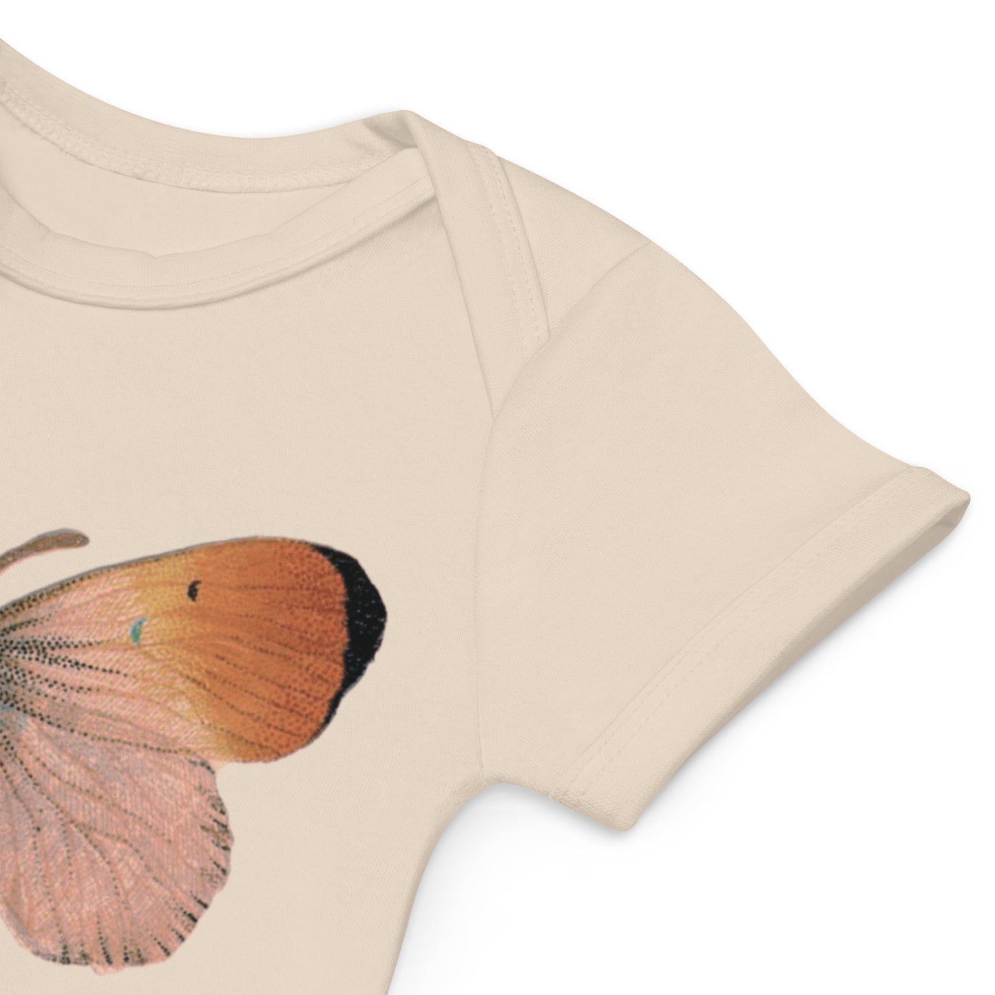 Two Owls Little Rose Butterfly Organic cotton baby romper
