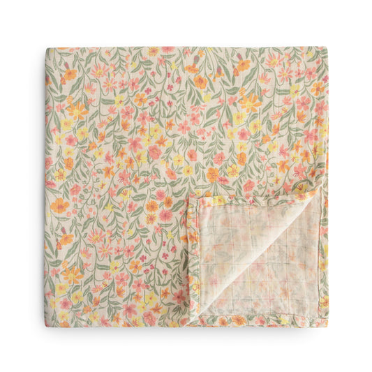 Organic Cotton Muslin Swaddle Blanket