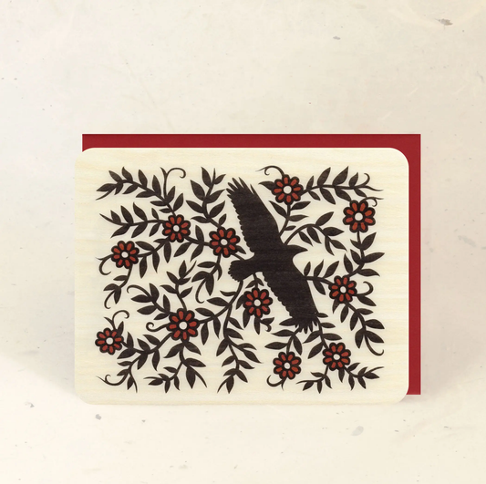 Raven Wood Card
