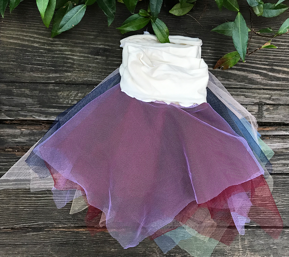 Red and purple tutu