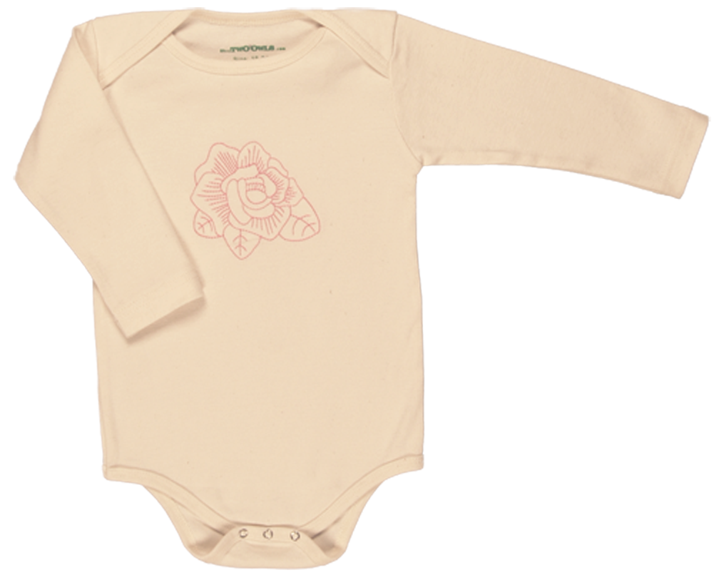 Long Sleeve Rose Onesie