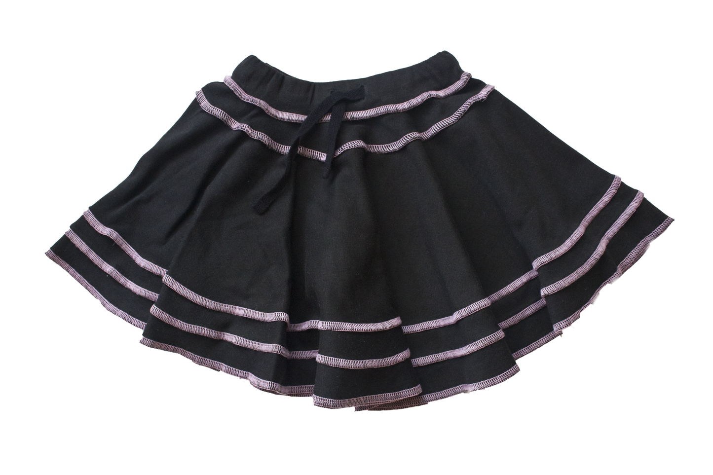 Organic Black Toddler ChaCha Skirt