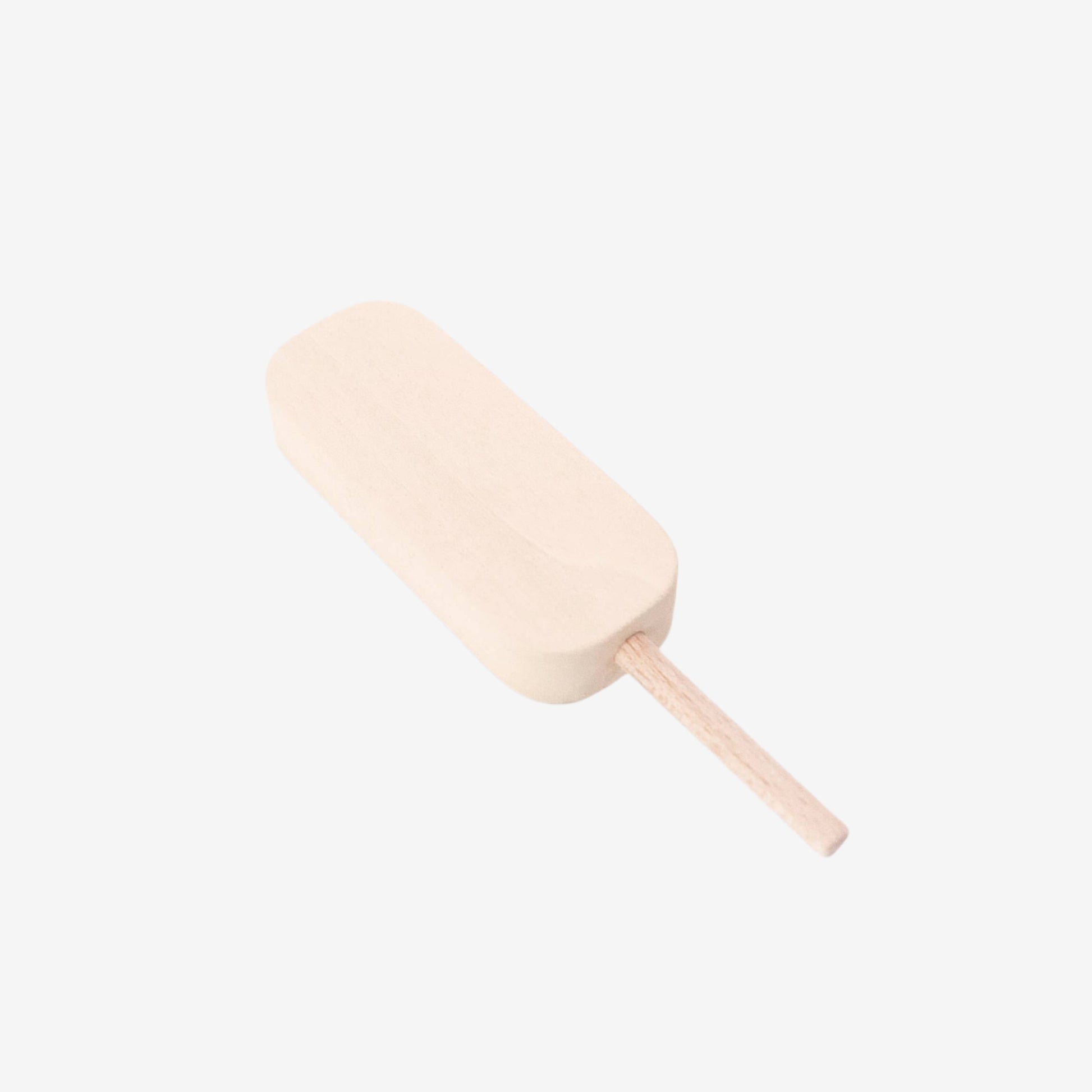 wooden toy vanilla ice cream bar