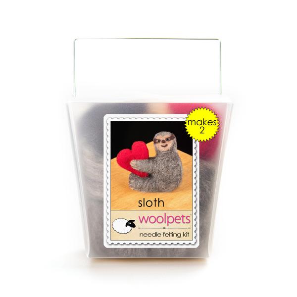 Sloth Felting Kit Box