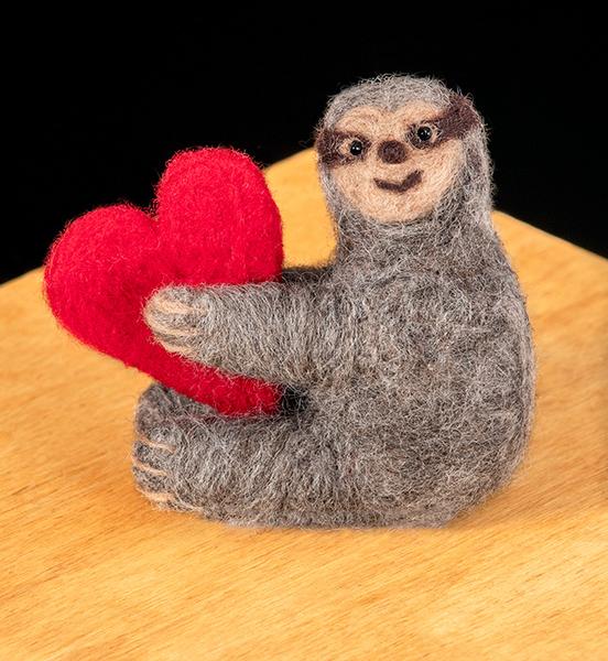 Sloth Wool Felting Kit