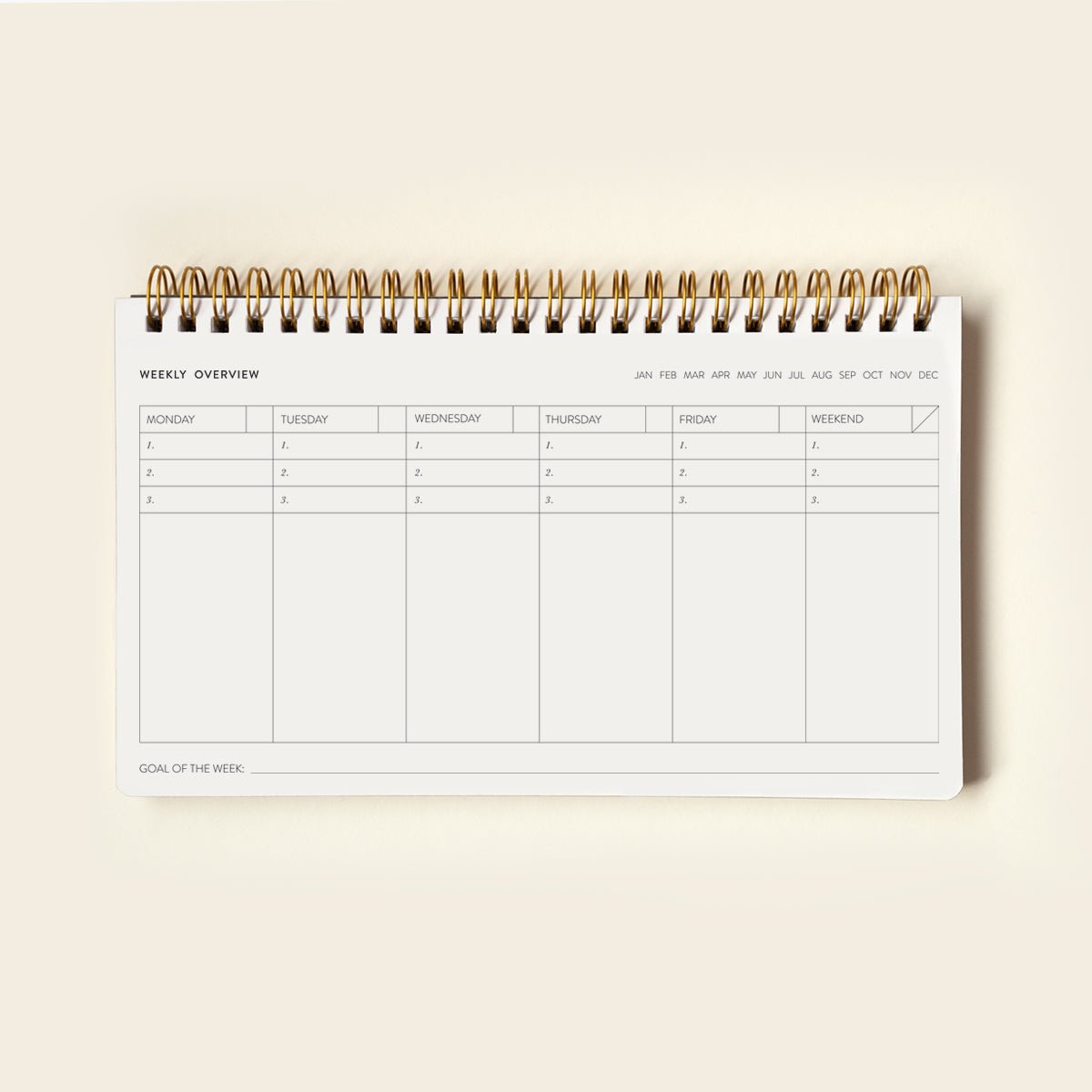 WILD FLOWERS | UNDATED WEEKLY PLANNER