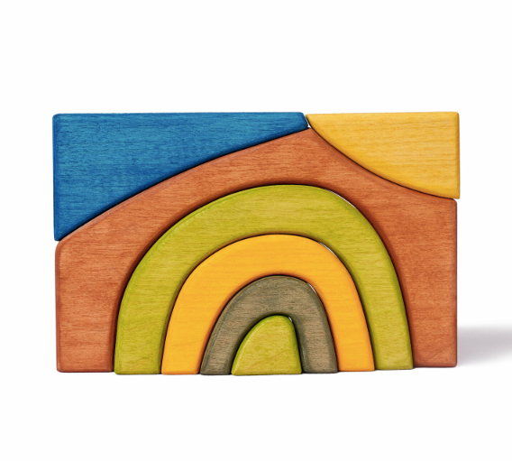 Wooden Arch Stacker Cave