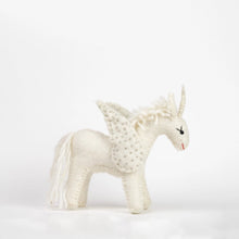 Load image into Gallery viewer, felt white unicorn small
