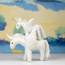 Load image into Gallery viewer, felt white unicorns
