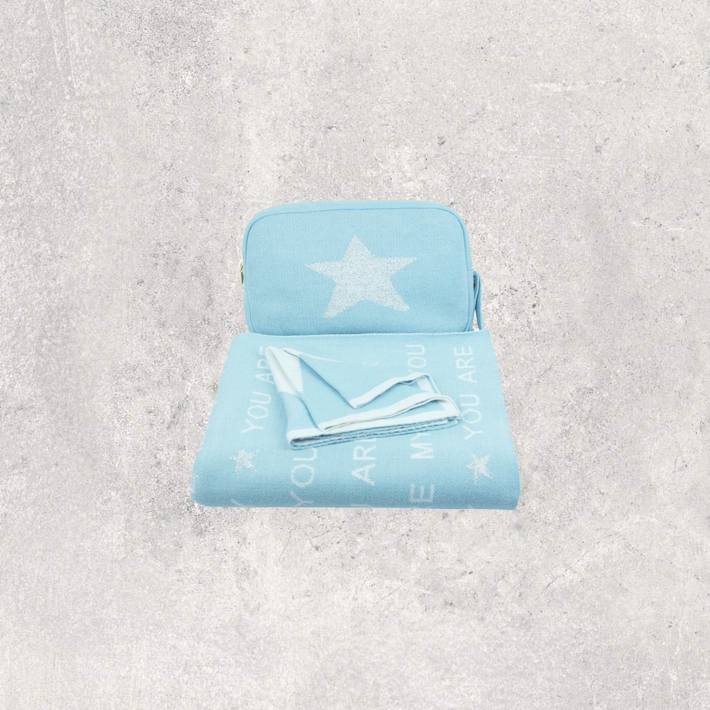 You Are My Star Baby Blanket Gift Set - Blue