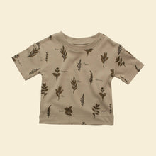 Load image into Gallery viewer, Organic Short-Sleeve Tee in Herb Print
