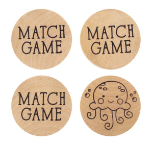 Wooden Match Game in a Bag