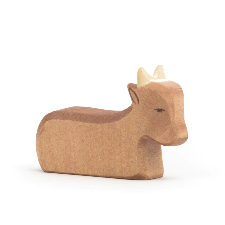 Brown Ox Sitting by Ostheimer