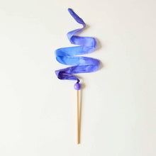 Load image into Gallery viewer, Purple Butterfly Mini Silk Streamer
