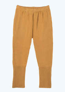 Organic Merino Wool Mani Pants in Sun Ochre