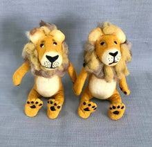 Load image into Gallery viewer, wool felted lions

