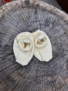 Organic Cotton Booties in yellow