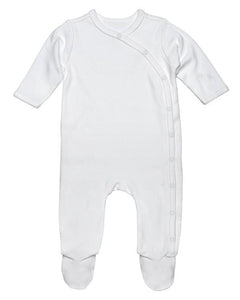 Organic Footed Baby Romper 3-6m