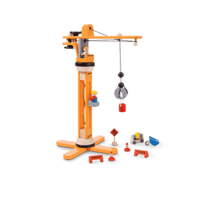 crane set by plan toys