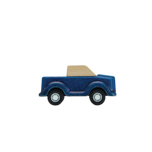 Blue truck by PlanToys from side