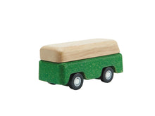 Load image into Gallery viewer, Green Bus by Plan Toys
