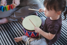 Load image into Gallery viewer, Child Playing with Plan toys Big Drum
