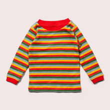 Load image into Gallery viewer, rainbow stripes long sleeve tee
