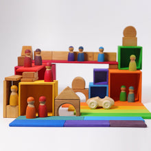 Load image into Gallery viewer, Wooden Rainbow Nesting Boxes
