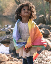 Load image into Gallery viewer, Rainbow Silk Baby Blanket 40&quot;x30&quot;
