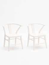 Load image into Gallery viewer, White crescent chairs by Milton and Goose
