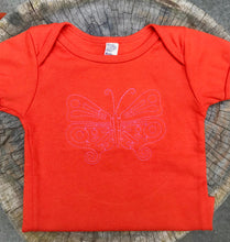 Load image into Gallery viewer, Embroidered Butterfly Baby Tee
