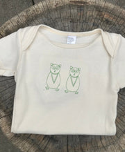 Load image into Gallery viewer, Two Green Owls  Organic Cotton Onesie 
