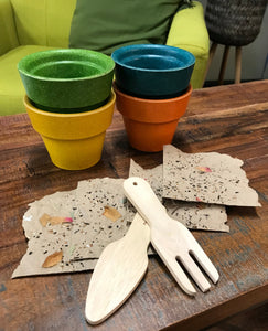 Kids Plant-Flower Pot with Seed Paper