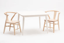 Load image into Gallery viewer, Natural crescent chairs by Milton and Goose with table
