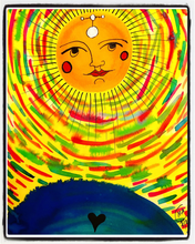 Load image into Gallery viewer, Sun Painting Cards
