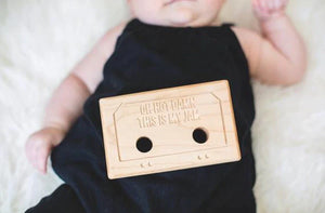 Mix Tape Wooden Teether
