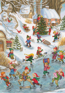 Wonderful Winter Advent Calendar w/ Env