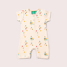 Load image into Gallery viewer, Rainbow Balloons Organic Summer Romper
