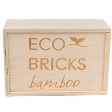 Load image into Gallery viewer, Bamboo eco-bricks box
