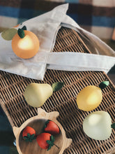 Load image into Gallery viewer, Mini wooden fruit set on table
