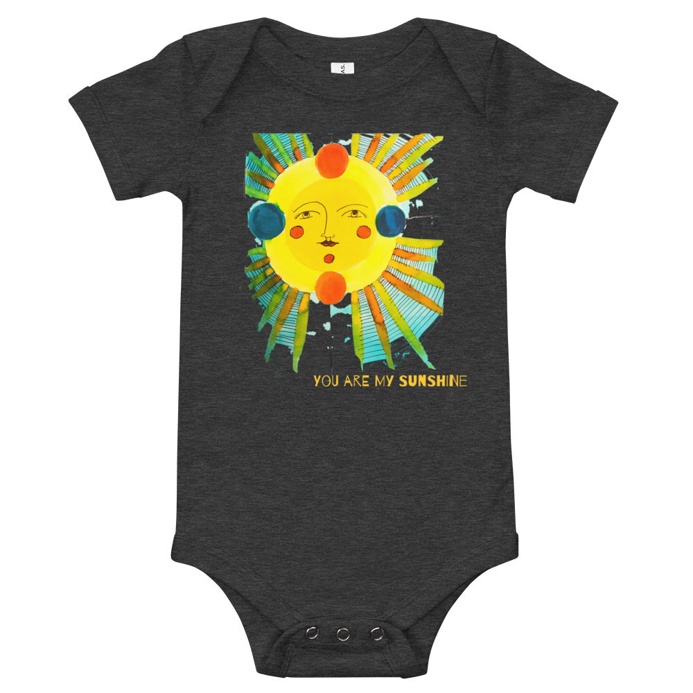 You are my Sunshine - Baby short sleeve one piece