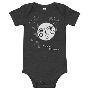 Moon Flower - Baby short sleeve one piece