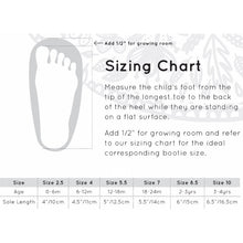 Load image into Gallery viewer, Wool Booties Size Chart
