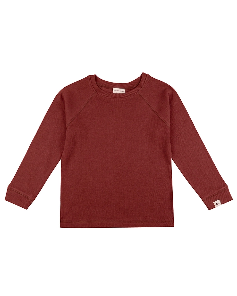 Organic Ribbed Brick Raglan