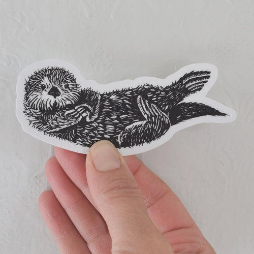 Otter Vinyl Sticker