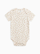 Load image into Gallery viewer, Afton short sleeve bodysuit in wildflowers flat lay
