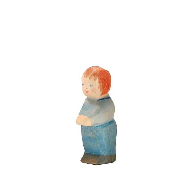 Toddler with red hair and  a light skin tone by Ostheimer